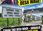 TANAH TKD WAGE DIPERTANYAKAN, GRAND ALOHA BERDIRI DI ATAS LAHAN YANG DIDUGA ASET DESA