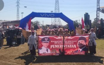 Karnaval Budaya HUT RI ke-81 di Sidokepung Meriah, Kades Ajak Warga Jaga Persatuan